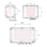 Magnetic Embroidery Hoop for  Brother SE700 PE535 SE600 PE545 SE400 PE570 SE725 PE500 SE630 LB5500 PE550D PE540D SE625 PE525 SE425 Embroidery Machine