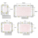 Magnetic Embroidery Hoop (Long-bar Magnets) for Brother NQ1700E NQ1600E VM5200 VE2300 etc. Innov-is BabyLock Embroidery Machine