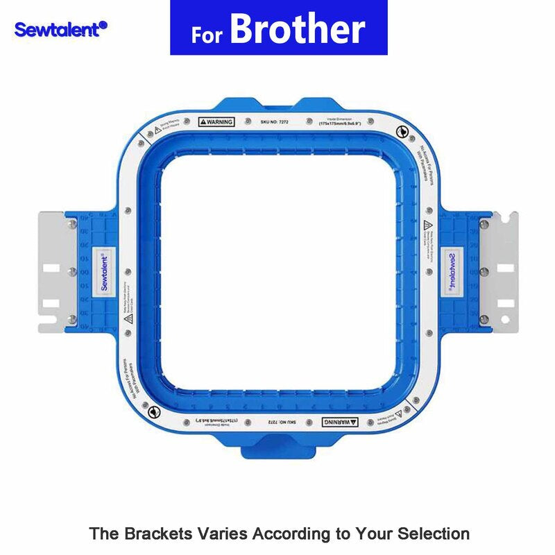 Magnetic hoops and magnet frame for Brother embroidery machine