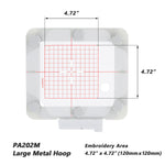 Magnetic Hoop for Husqvarna Viking Designer Diamond Ruby Topaz etc. Pfaff Creative Embroidery Machine