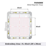 Magnetic Embroidery Hoop (Long-bar Magnets) for Husqvarna Viking Designer Diamond Deluxe Royale etc. Pfaff Creative Sensation Pro Embroidery Machine