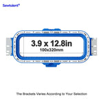 Magnetic Embroidery Hoops 3.9"x12.8" | 100x320mm for Elna eXpressive 940  970 Embroidery Machines
