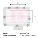 Magnetic Hoop for Husqvarna Viking Designer Diamond Ruby Royale Topaz etc. Pfaff Creative Embroidery Machine