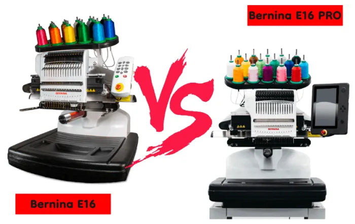 Bernina E16 VS Bernina E16 PLUS VS Bernina E16 PRO Embroidery Machine: A Comprehensive Comparison