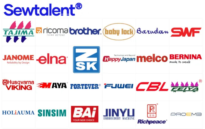 Which Embroidery Machines Can Be Used With SewTalent Blue Magnetic Hoops?