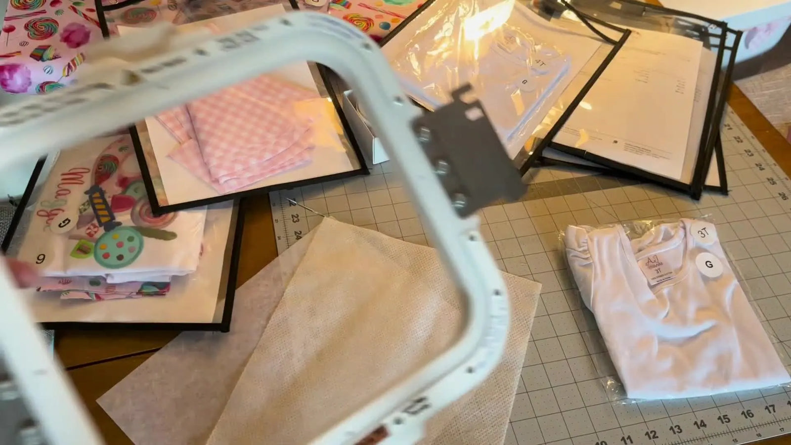 From Etsy Order Chaos to a Smooth Production Line: Mighty Hoop 8x9 Hooping on a Ricoma MT 1501 (Plus the Cutting & Sewing Reality Check)