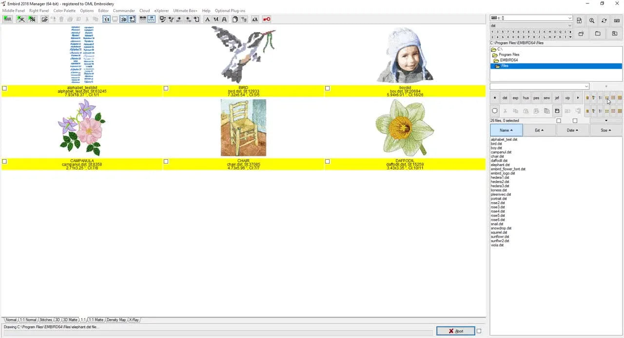 Stop Losing Designs in Embird Manager: The Folder Tree, DST Filters, and Thread Lists That Actually Save Time