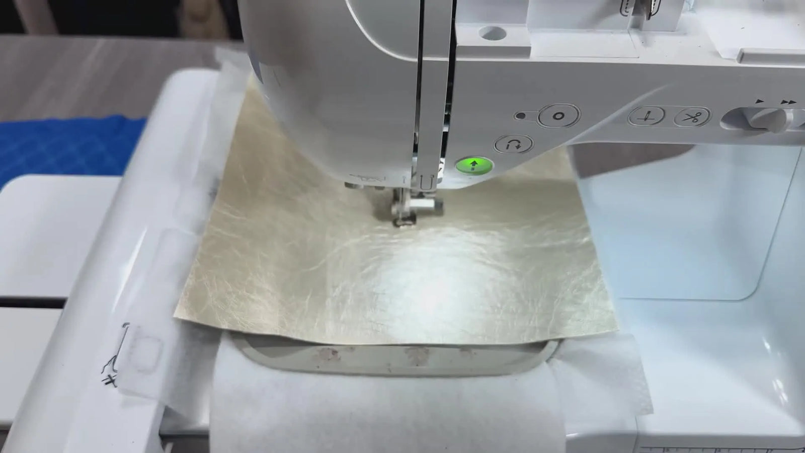 Quilt Faux Leather on a Brother SE1900 Without Hoop Burn: The Floating Method That Actually Holds