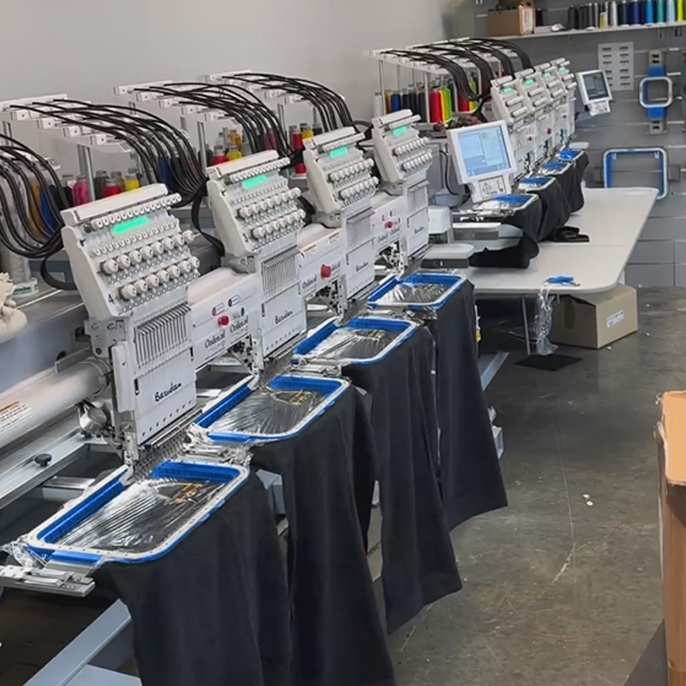 barudan 15 needle embroidery machine