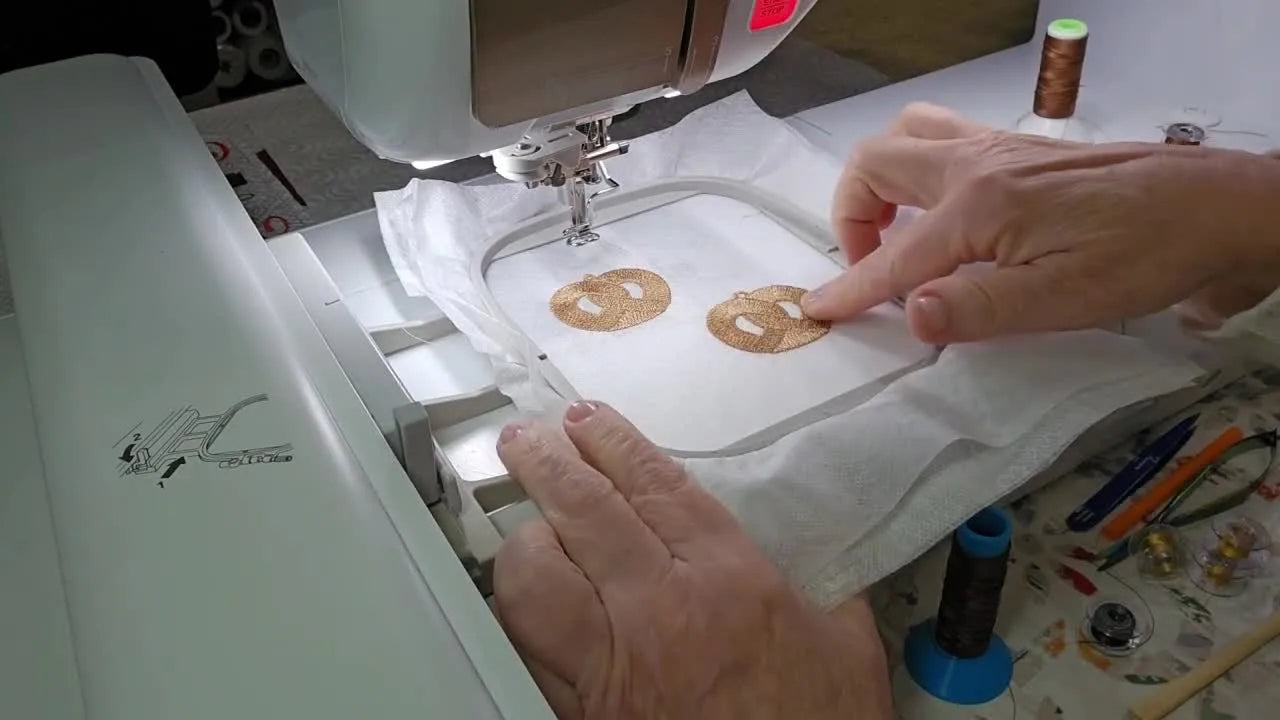 Pretzel FSL Earrings That Look Good on Both Sides: Clean Bobbins, Fewer Jump Threads, and a Faster Hooping Workflow