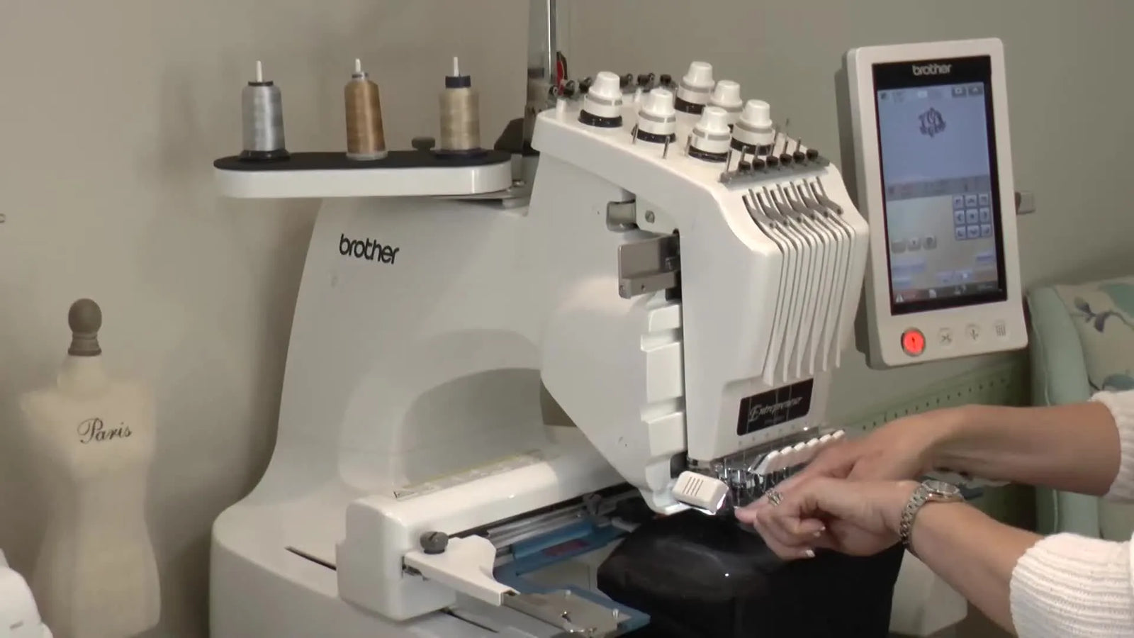 Stop Guessing Placement: Center a Monogram on a Brother Multi-Needle Machine with Durkee EZ Frames (Without Hitting Metal)
