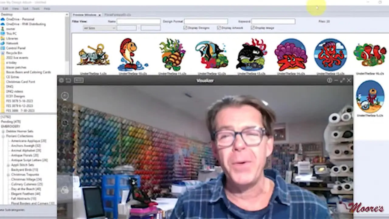 Floriani My Design Album: Turn a Messy Embroidery Design Library into a Searchable, Convertible, Backup-Proof System