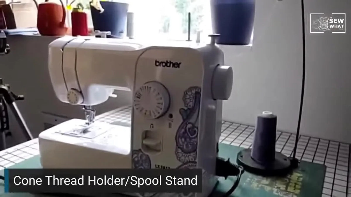 Using Large Spools Thread Sewing Machine Quick Tip: Use Large Thread Spools on a Regular Sewing Machine ...