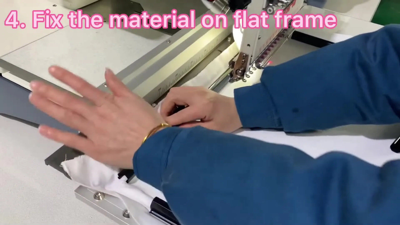 Flat Embroidery on a YunFu Single-Head Machine: The Sash Frame Setup That Stops Wrinkles, Drift, and Wasted Time