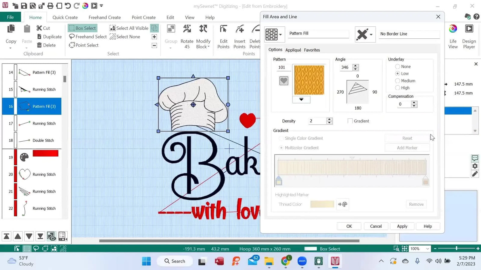 Stop “Blah” Embroidery: Add Diamond & Heart Texture Fills in mySewnet / Premier+2 (Without Ruining the Stitch-Out)