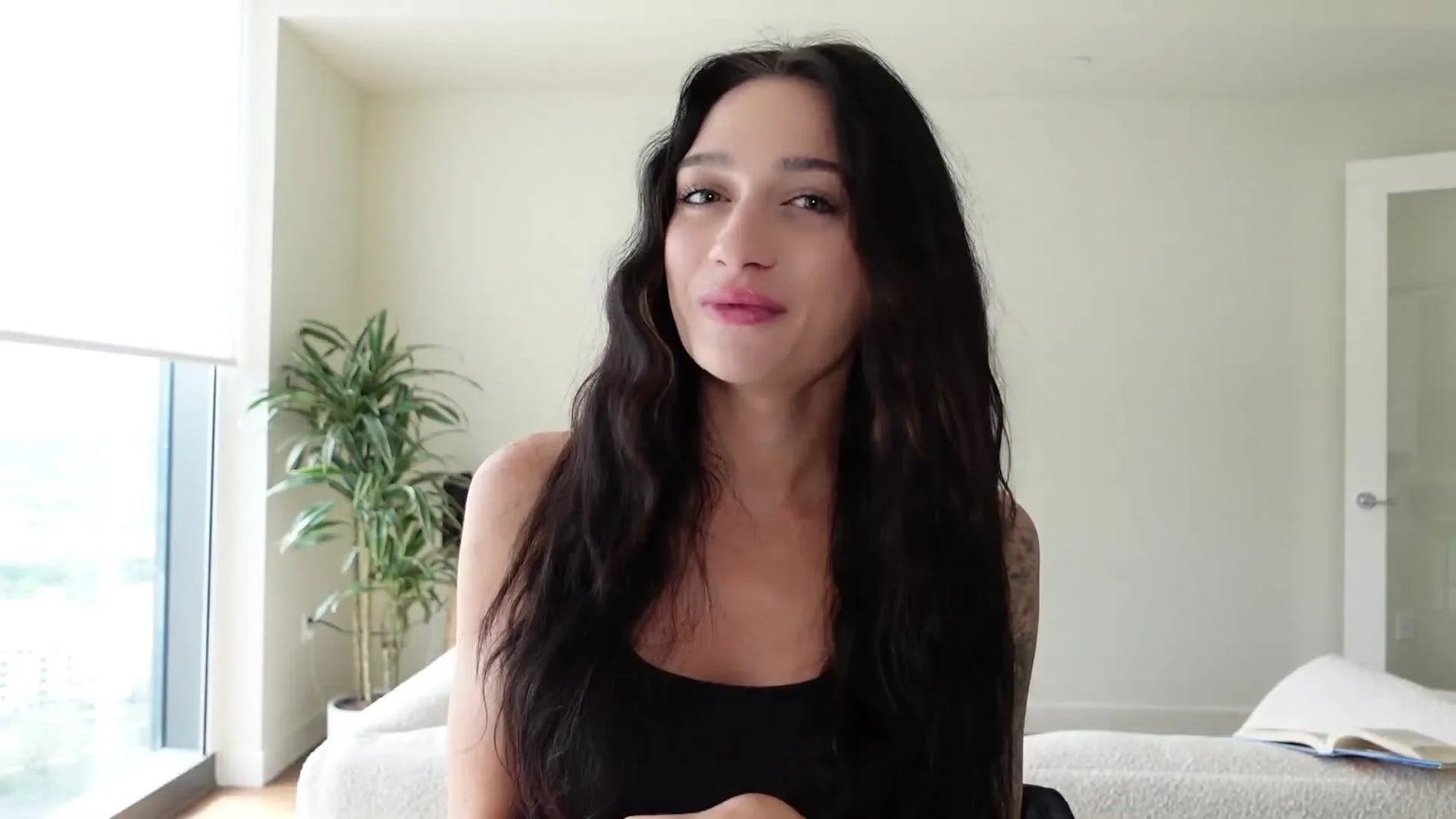 Woman introduces custom print-on-demand tutorial