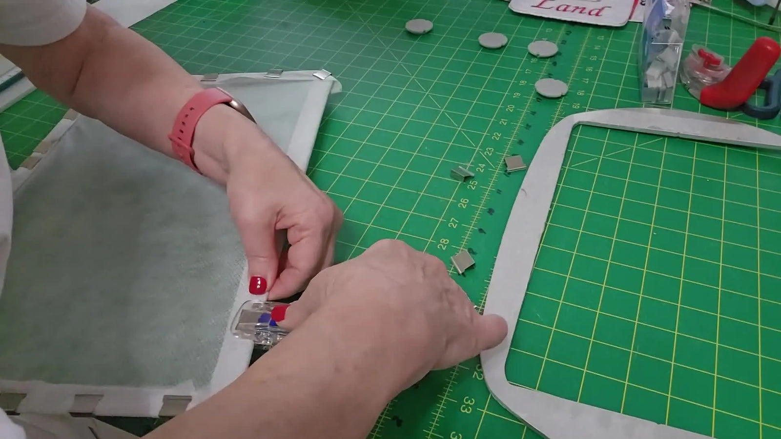 Stop Stabilizer Slip in a Dime Magnetic Hoop: The Fold-Hem + Sewing Clip Lock That Actually Holds