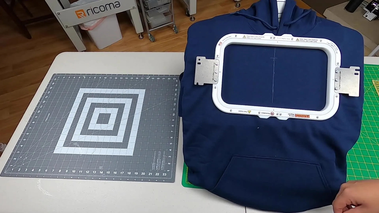 Roman Numerals on a Hoodie Without the “Why Is It Crooked?” Panic: Magnetic Hoop Centering, Hooping Station Setup, and the Waistband-Load Trick