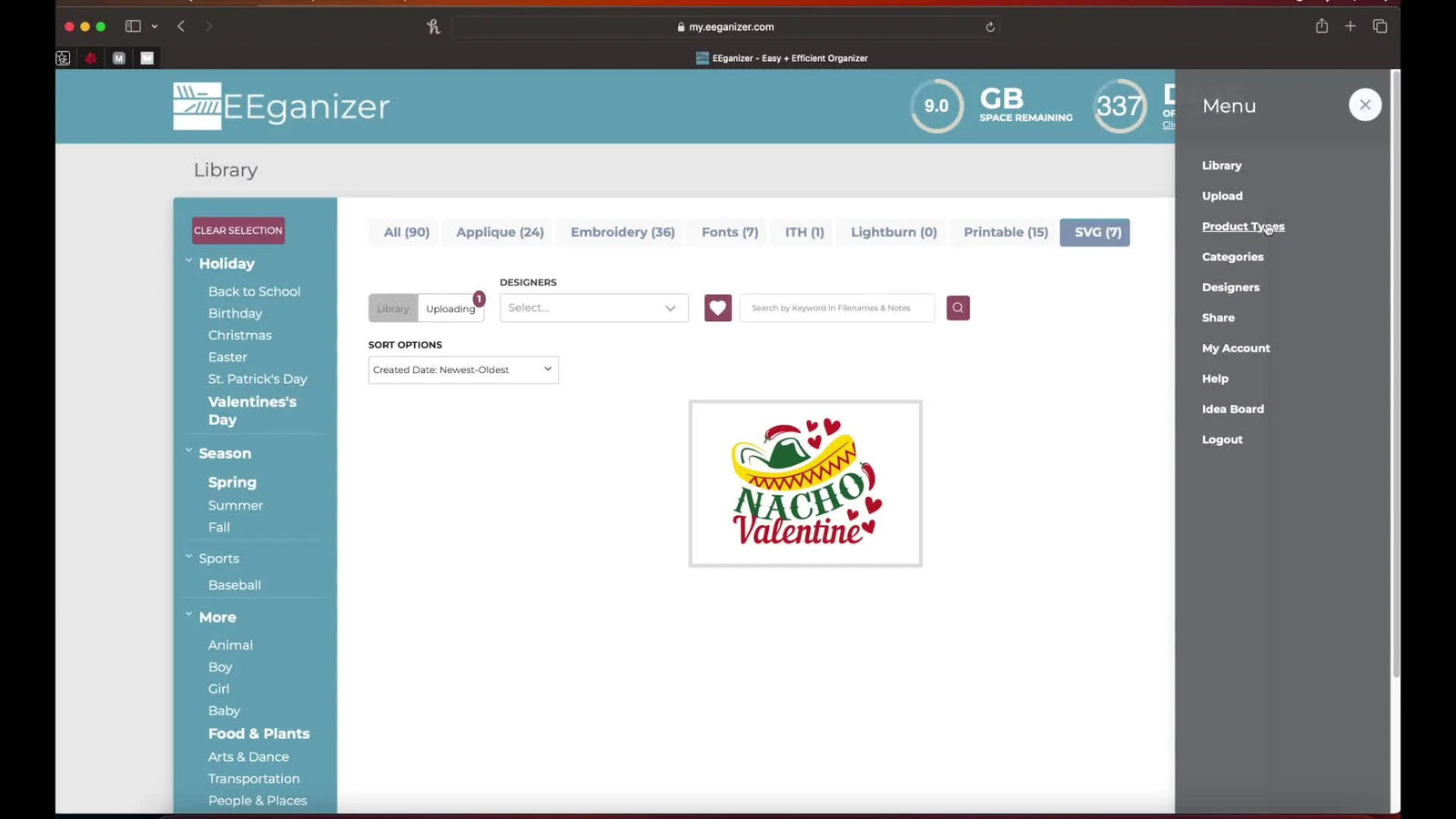 EEganizer pro vyšívaře: kompletní průvodce, jak zkrotit digitální návrhy a mít je vždy po ruce