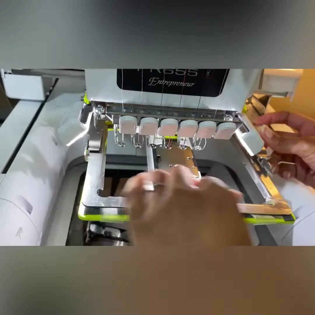 Hoop Tech Clamps on a Brother PR655: The No-Panic Install That Saves Your Arms (and Your Stitch Field)