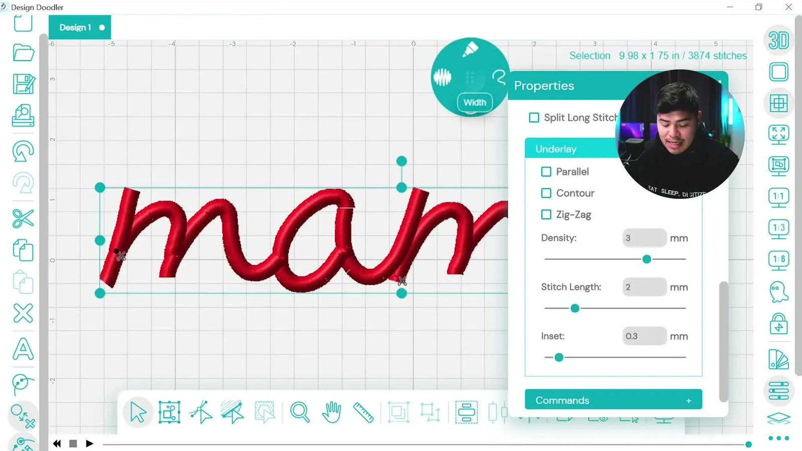 From Sketch to Sweatshirt: Digitize a Handwritten “Mama” in Design Doodler—and Stitch a Clean 3D Look Without Foam
