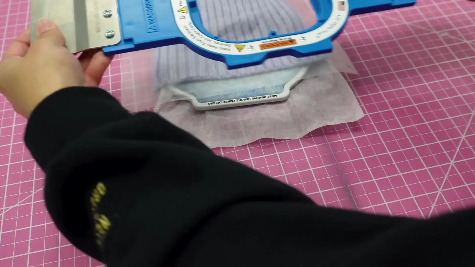 Ribbed Beanie Embroidery on a Melco Summit: The Inside-Out Mighty Hoop Method That Stops Stitches from Sinking