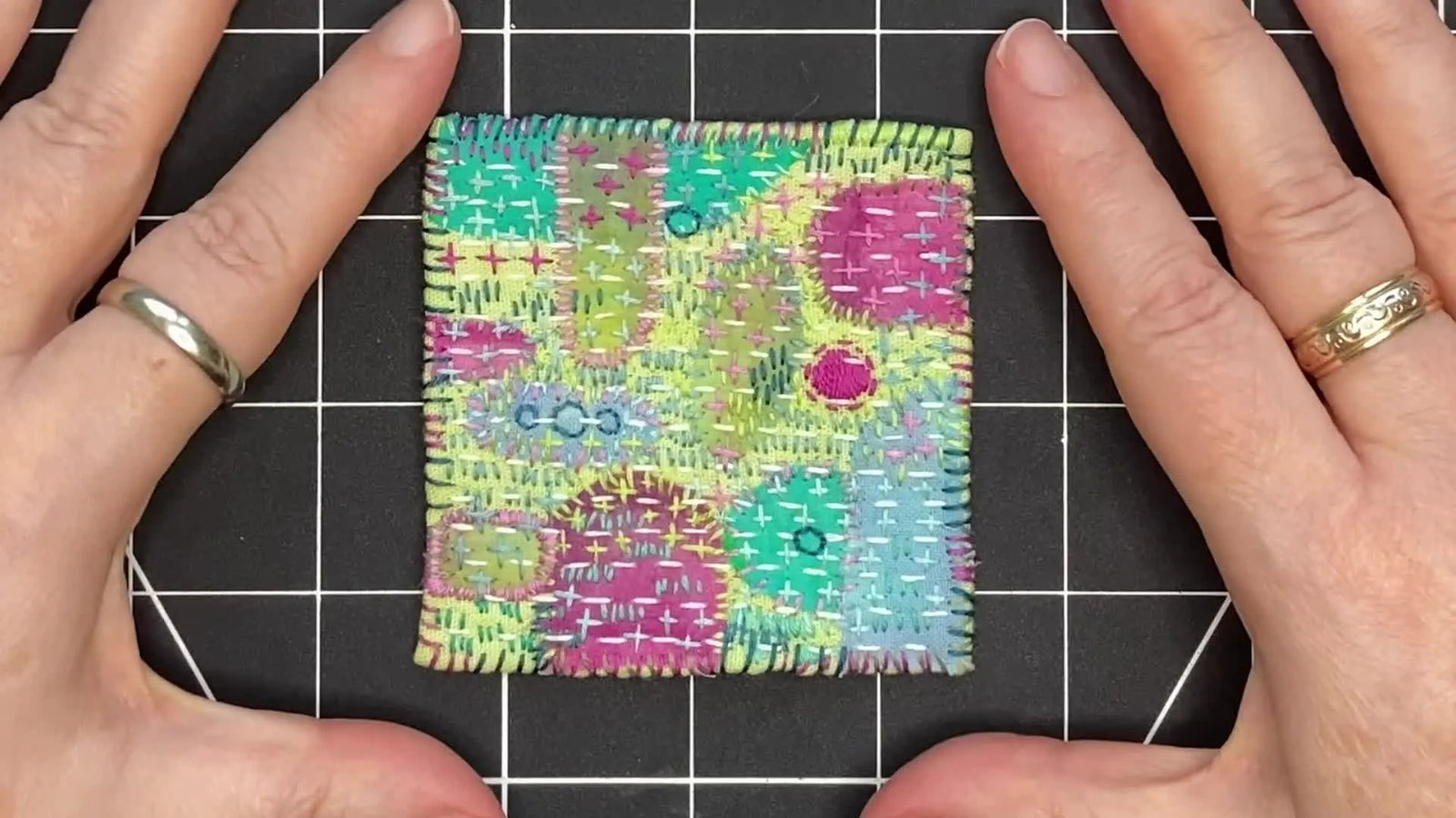 Slow Stitching for Beginners: Fabric Collage with Just One Stitch