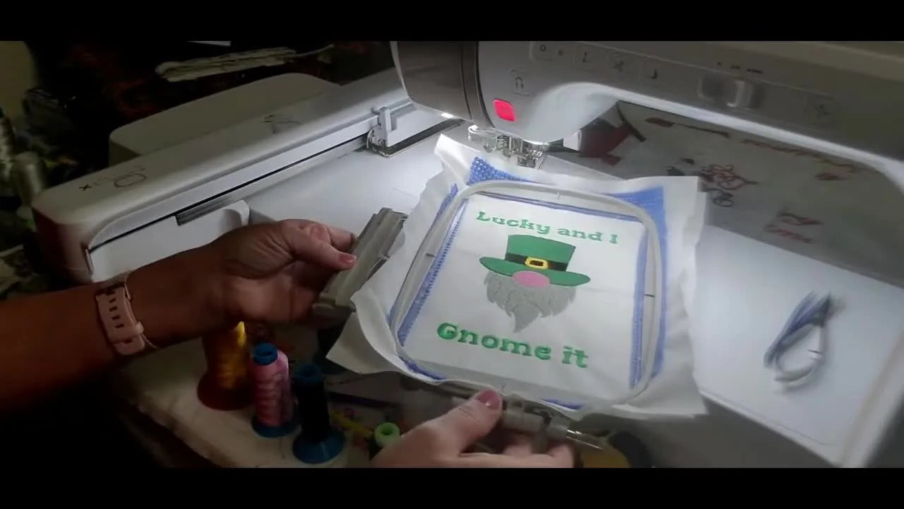 St. Patrick’s Day Gnome Stitch-Out on a Baby Lock: Clean Hooping, Crisp Beards, and Braids That Actually Pop