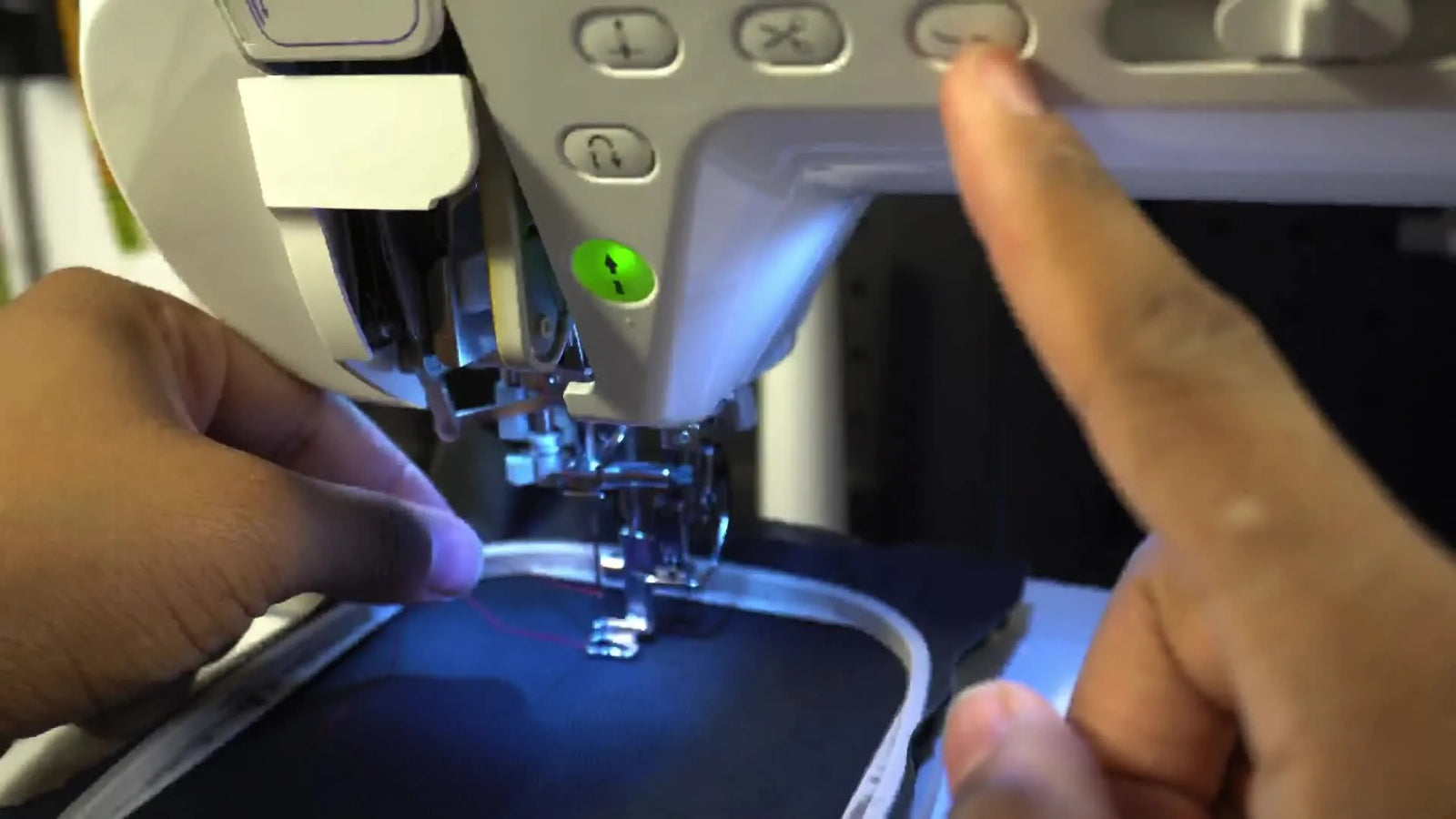 The 20-Stitch Panic on a Brother Innov-is Duetta 4500D: The Manual Presser-Foot Lever Trick That Makes the Upper Thread “Click” Into Tension