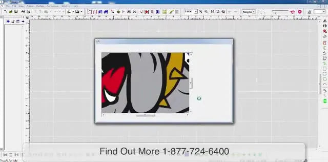 The IDS Image Processor view shows a complex mascot logo being pre-processed before auto-digitizing.