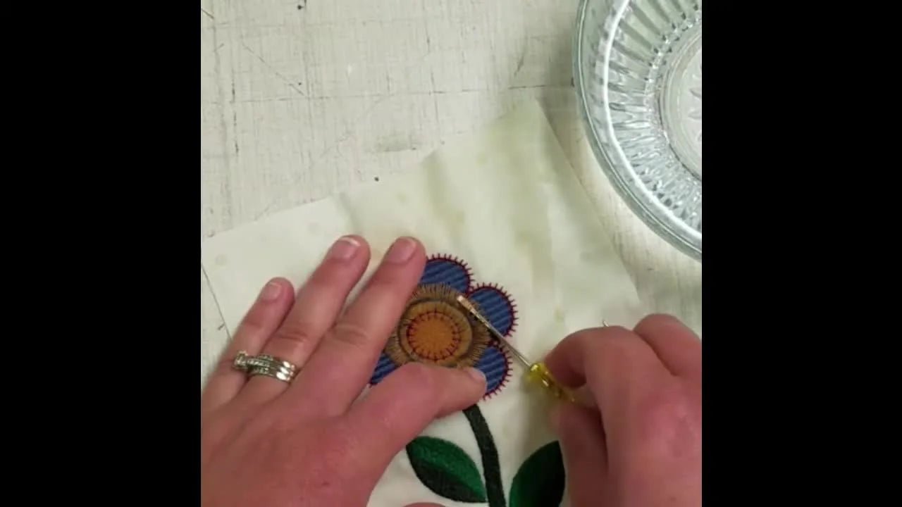 Fluffy 3D Fringe Without the Fuss: Using Vanish Extra Water-Soluble Bobbin Thread (and Keeping Your Quilt Block True)