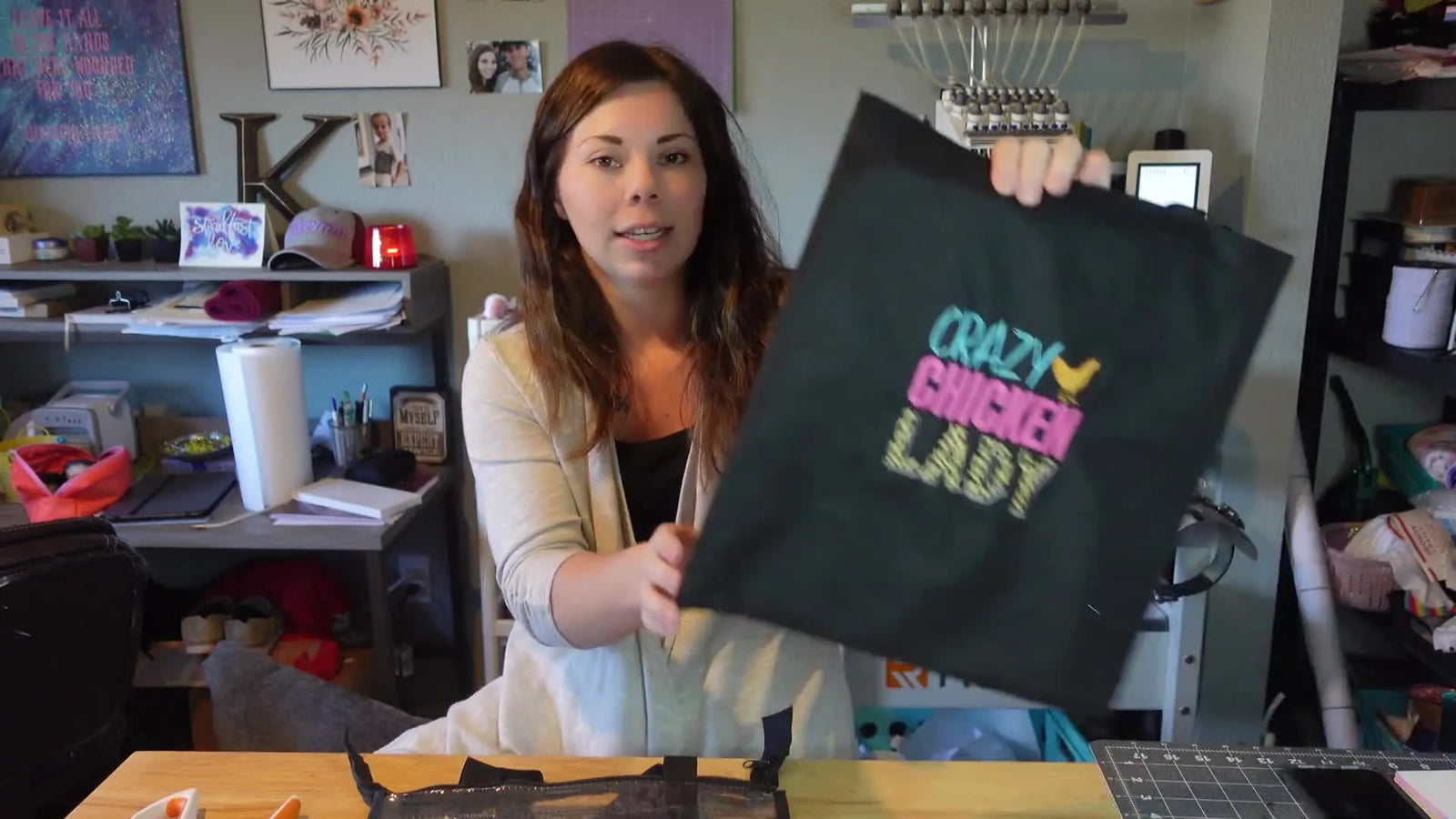 Canvas vs. Clear: A Complete Guide to Machine Embroidering Tote Bags with a Mighty Hoop