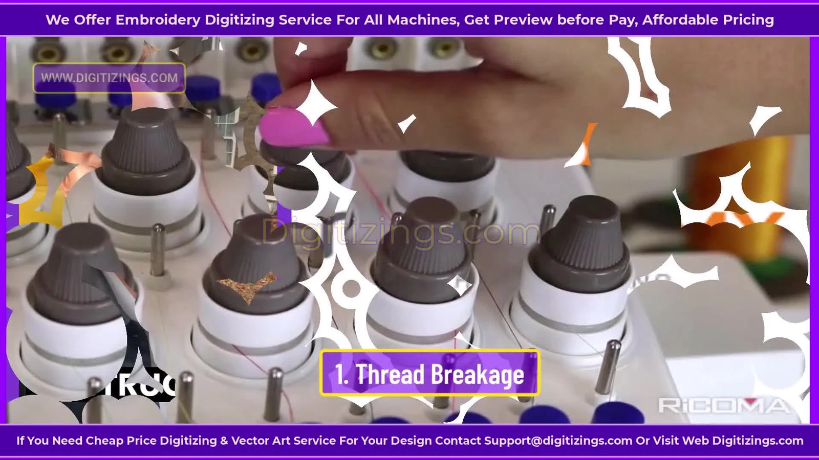 Ricoma EM-1010 (Ten-Ten) Troubleshooting: Stop Thread Breaks, Bird Nests, and Misalignment Without Guesswork