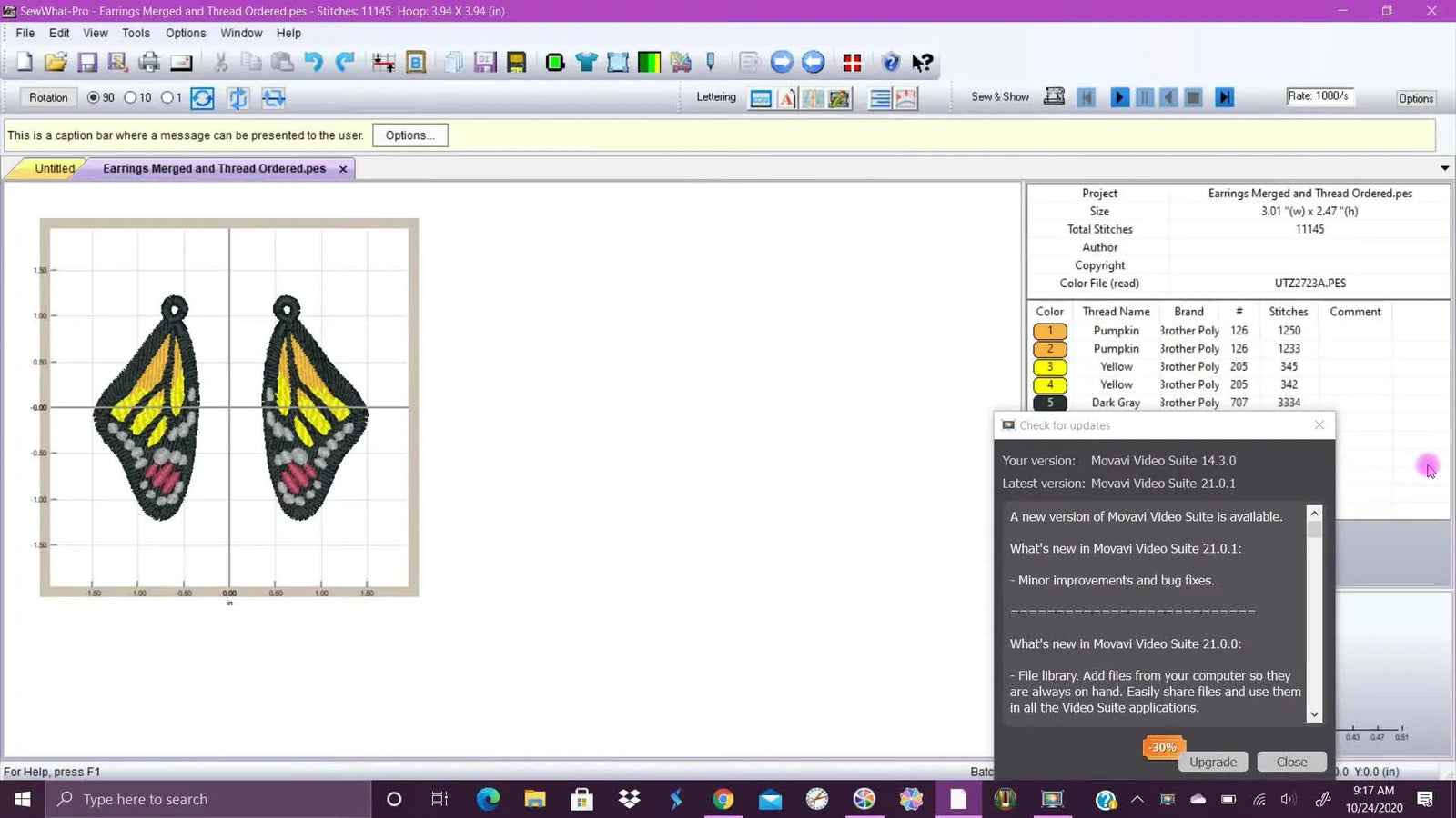 SewWhat-Pro “Join Threads” That Actually Cuts Color Stops: Turn 10 Stops Into 5 Without Re-Digitizing