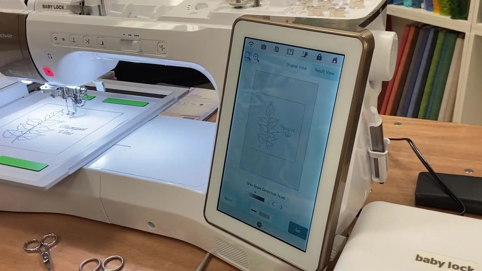 Scan a Hand-Drawn Line Design on the Baby Lock Solaris IQ Designer—Without the “Why Is It Stitching That?!” Moment