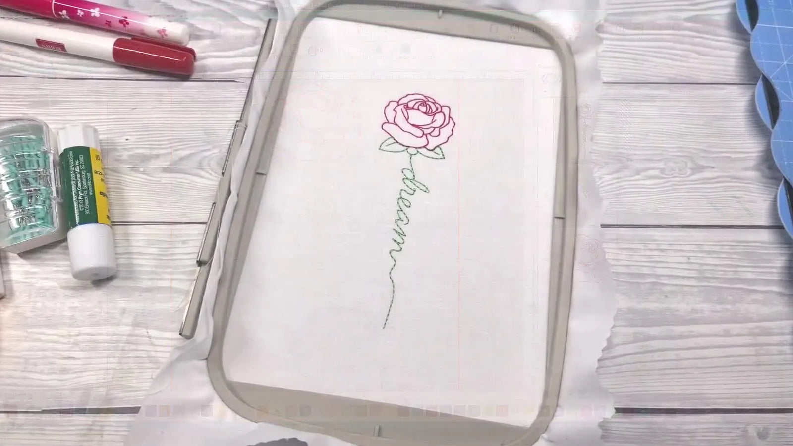 Seamless Stitching: Digitizing a Wordy Flower with Triple Run and Branching