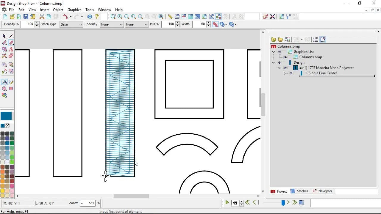 DesignShop v10 Single Line Input: bordi satin puliti, quadrati chiusi automaticamente con Shift+Enter e angoli che non si “ammassano”