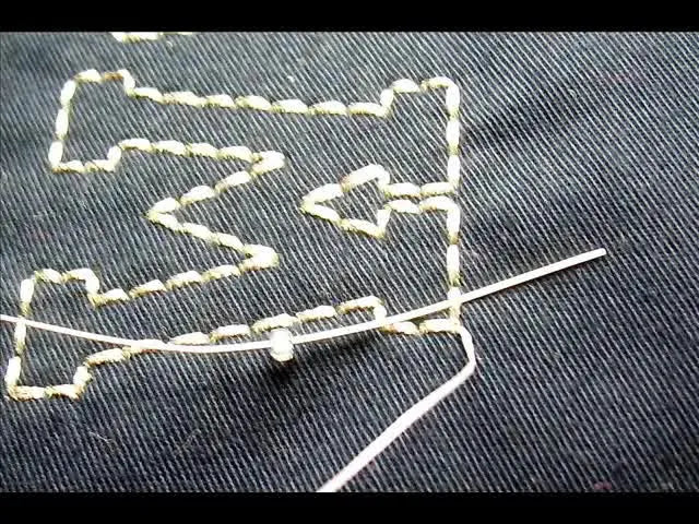 Bead Embroidery on T-Shirts Without Sewing Through Fabric: The Redwork “Anchor Stitch” Trick That Makes Beading Fast