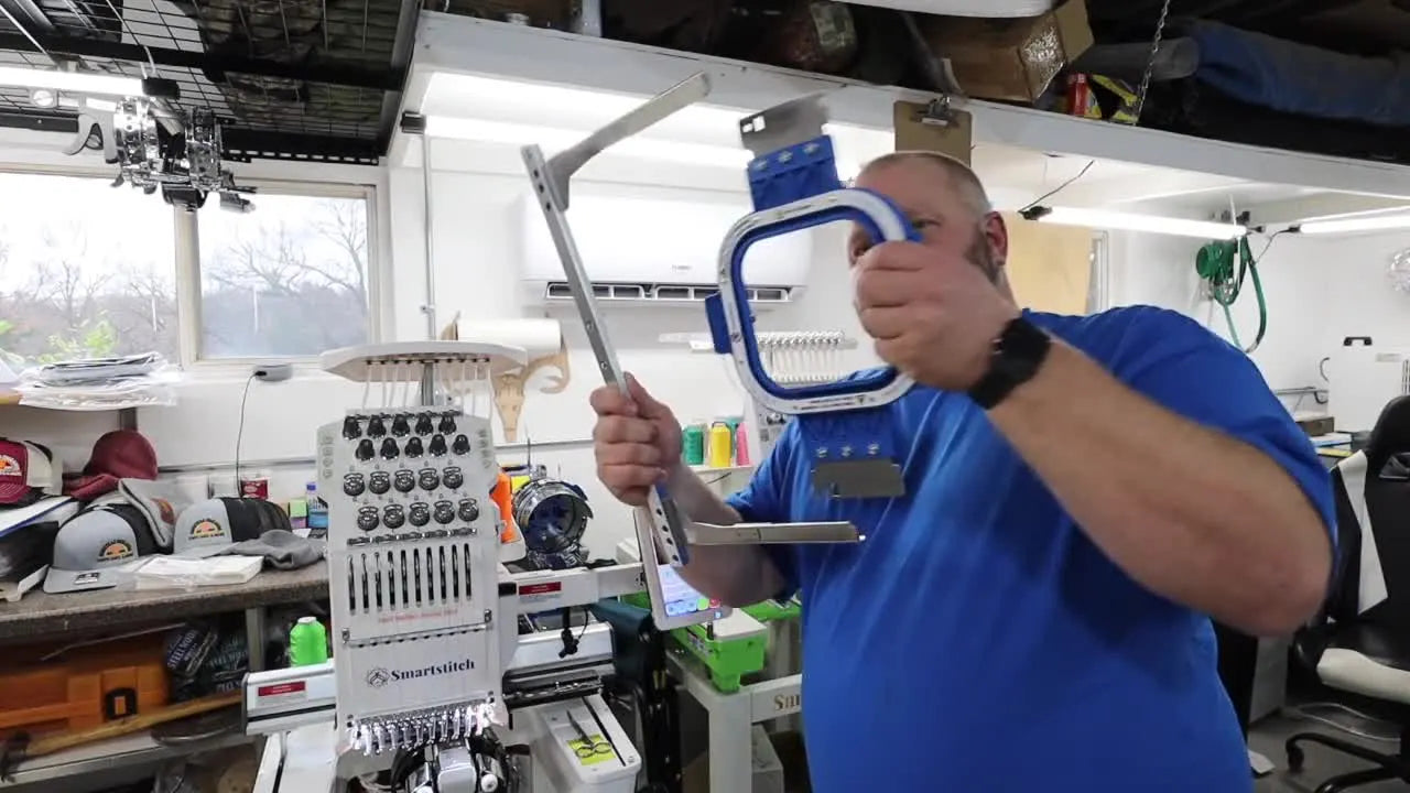 SmartStitch 10-Needle vs SmartStitch S1501: The Real Shop-Test Differences (and the Magnetic Hoop Bracket Trap)