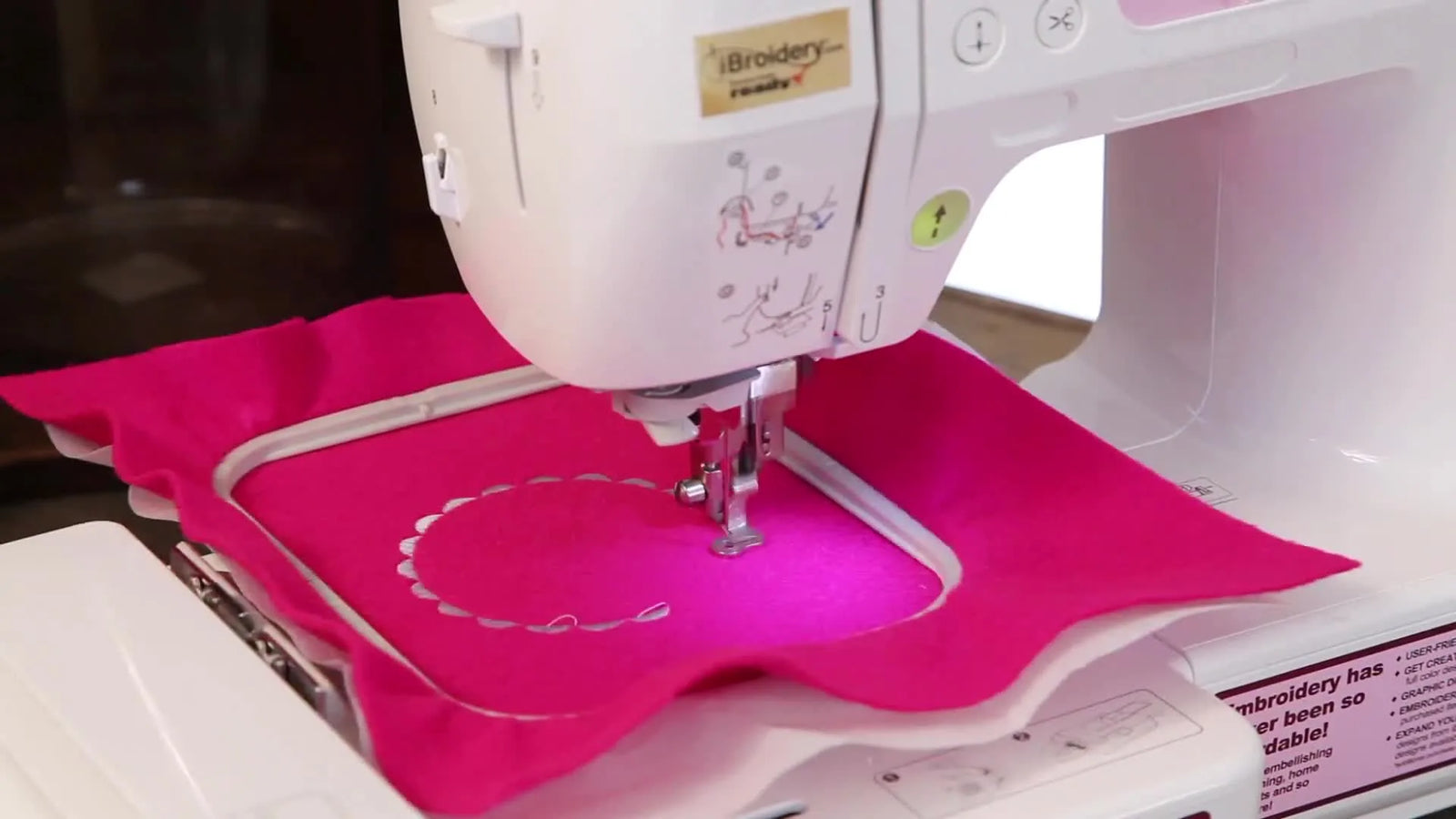 Brother PE500 Felt Coasters That Actually Lay Flat: The 8.5 cm Scallop Frame Trick (and the Hooping Mistakes That Ruin It)