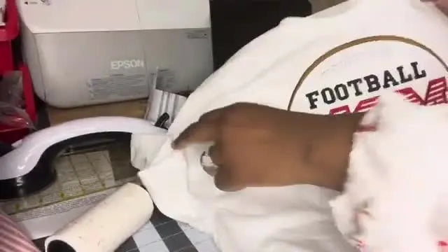 A Clean “Football Mom” Appliqué on a Janome MB-7e: Magnetic Hooping, Perfect Centering, and the Trim-Without-Panic Method