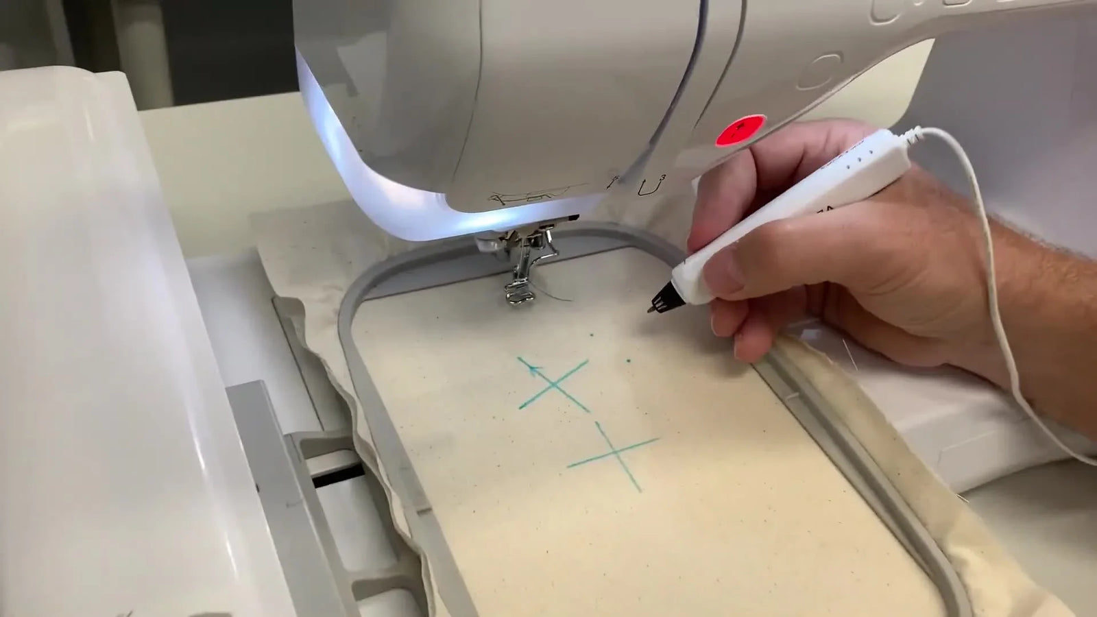 Stop Fighting Crooked Hoops: Dial-In Perfect Placement on the Brother VE2300 with the Ultrasonic Sensor Pen