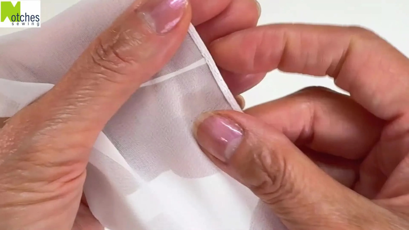 How to Sew a Narrow Rolled Hem on Sheer Fabric (2 Methods)