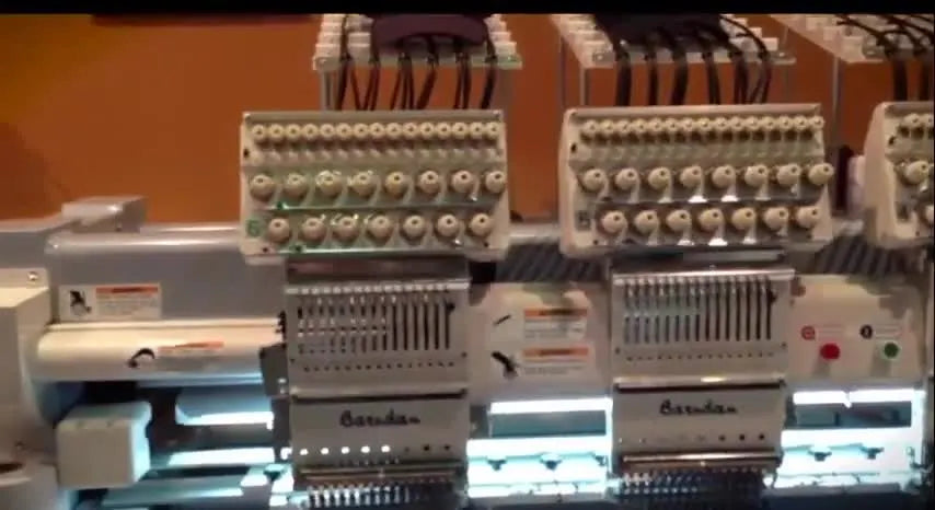 Barudan Multi-Head Embroidery Machines in the Real World: The 60-Second Cap Changeover, Cleaner Cap Geometry, and Shop Automation That Actually Pays