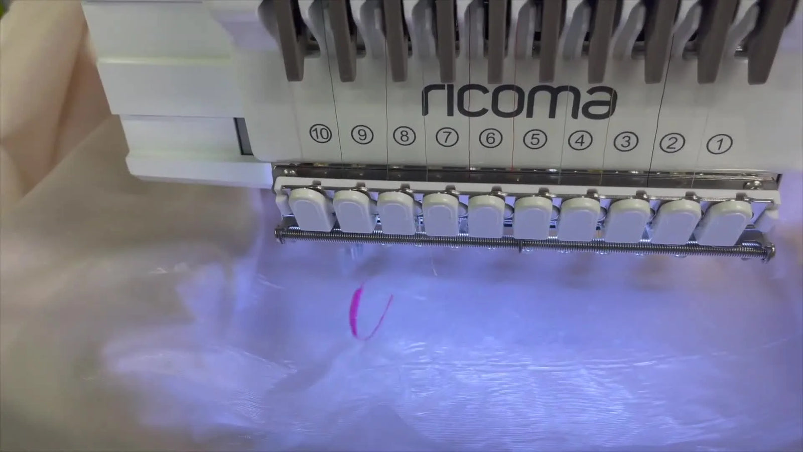 A Baby Receiving Blanket That Looks Store-Bought: Floating Fabric on a Ricoma 10-Needle, Then Sewing a Clean, Flat Finish