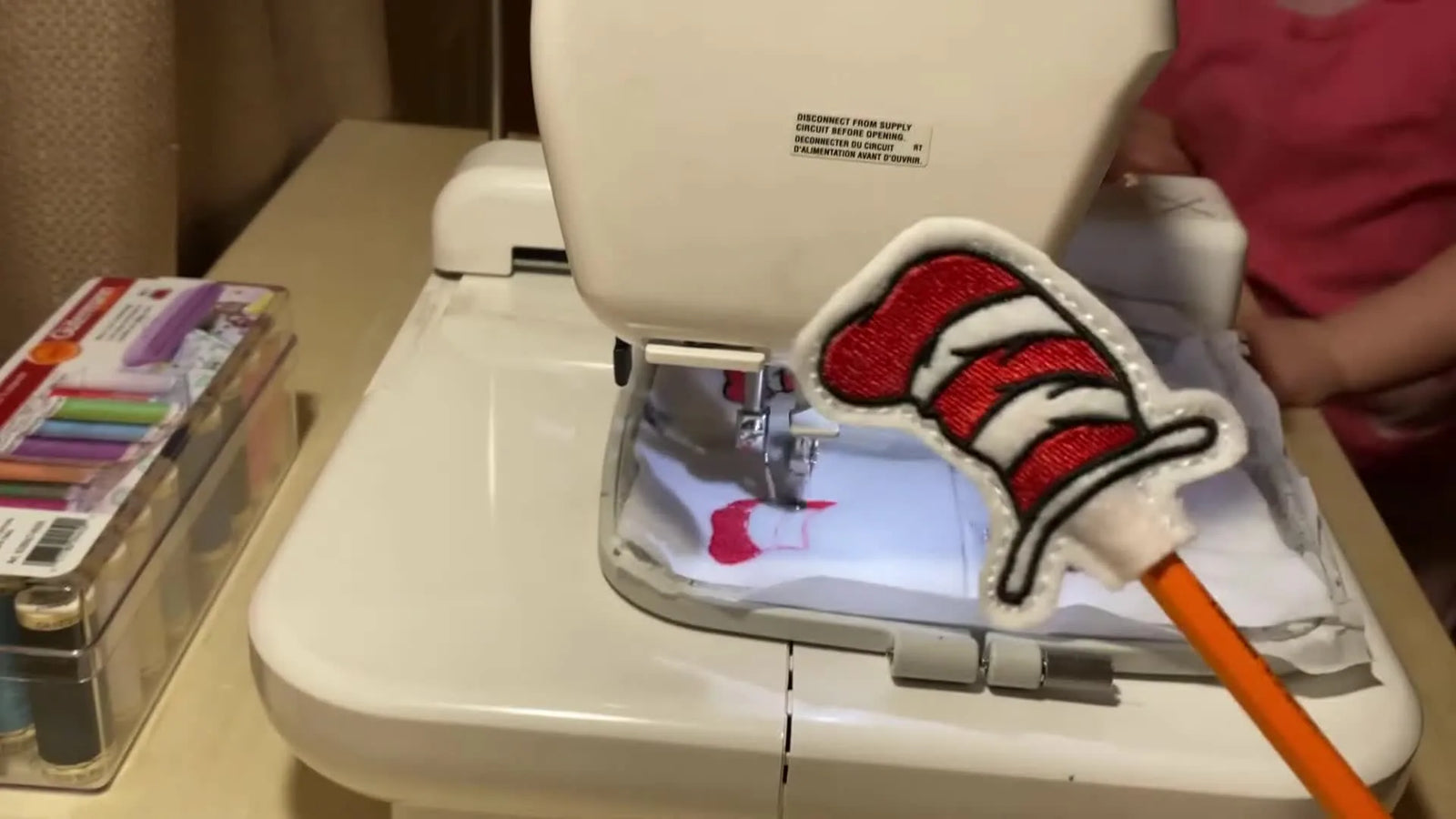 Janome 230E ITH Dr. Seuss Pencil Toppers: The Clean “Felt Sandwich” Method (Without Shifting, Puckers, or Tape Drama)