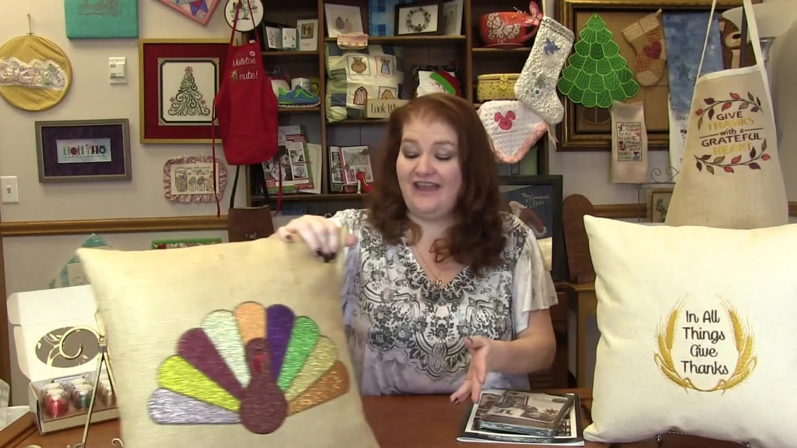 Fall Machine Embroidery That Actually Finishes Well: Coasters, ITH Potholders, Burlap Turkey Pillows, and the Pre-Made Pillow Seam-Rip Hack