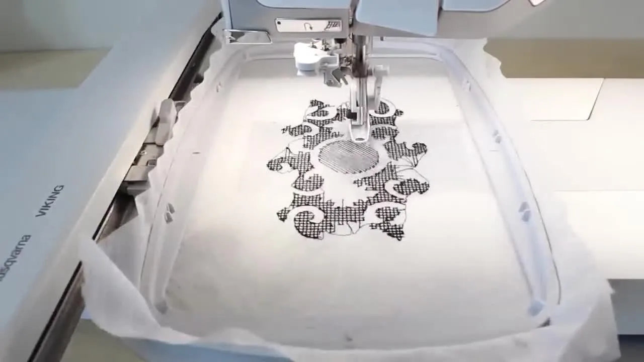 Lace Applique Jeans on the Husqvarna Viking Designer EPIC: The Clean, No-Panic Workflow (Plus the Cutaway Trick That Makes It Look Designer)