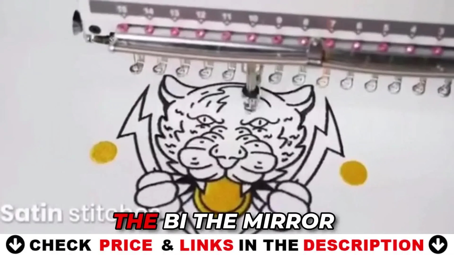 A wide shot of the BAI Mirror 15-needle embroidery machine highlights the kind of multi-needle setup many home businesses upgrade to for faster color changes and larger jobs.