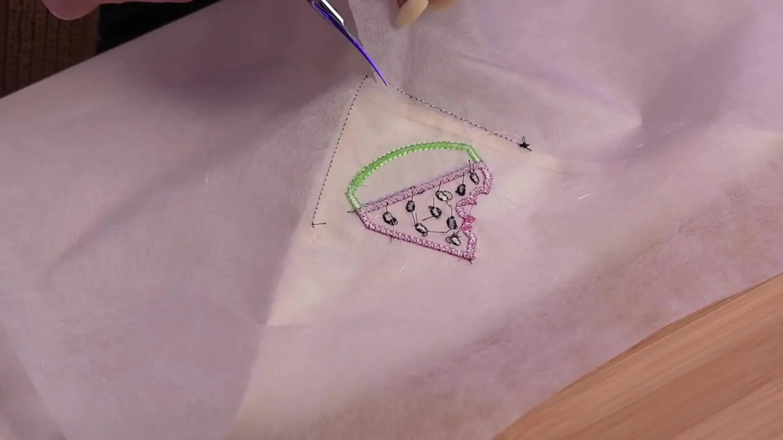 Stitch a Crisp In-the-Hoop Watermelon Napkin on a Tajima: The Magnetic Hoop Workflow That Keeps Corners Flat
